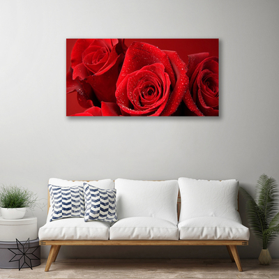 Canvas bild Rosor Blommor