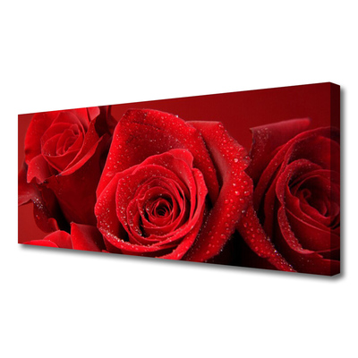 Canvas bild Rosor Blommor