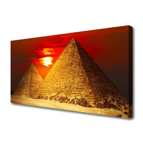 Foto på canvas Pyramidarkitektur