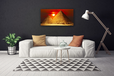 Foto på canvas Pyramidarkitektur