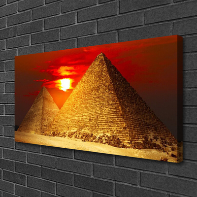 Foto på canvas Pyramidarkitektur