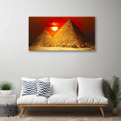 Foto på canvas Pyramidarkitektur