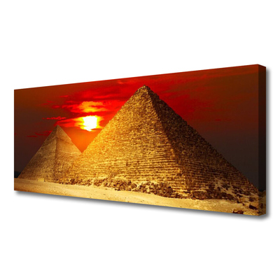 Foto på canvas Pyramidarkitektur