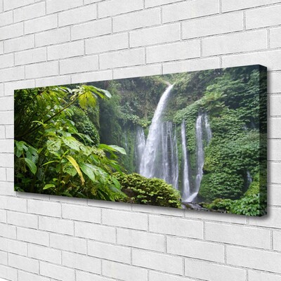 Canvas bild Natur vattenfall