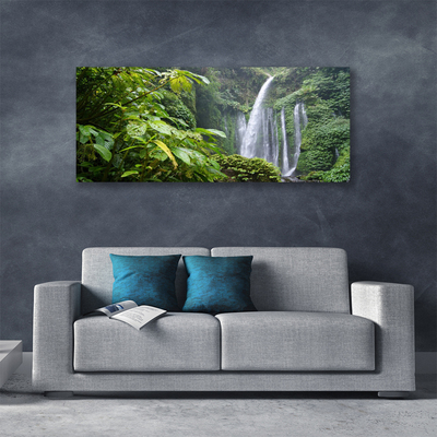 Canvas bild Natur vattenfall