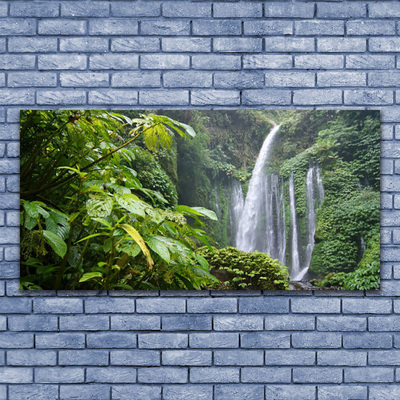 Canvas bild Natur vattenfall