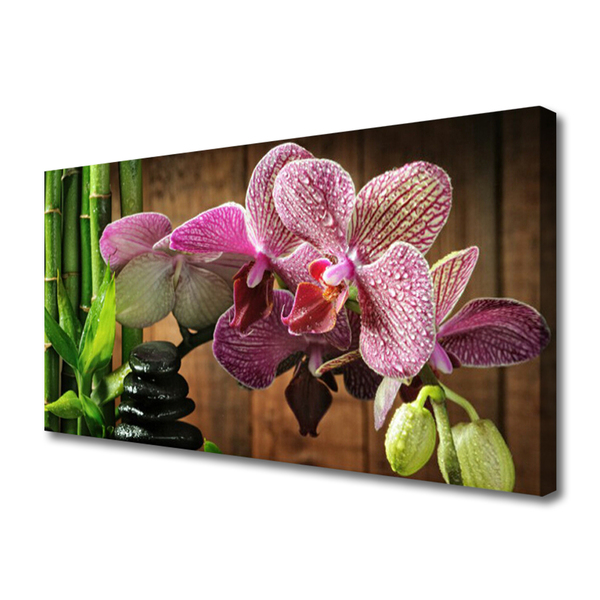 Fototryck canvas Blommor bambu växt