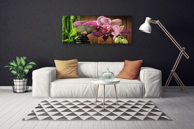 Fototryck canvas Blommor bambu växt