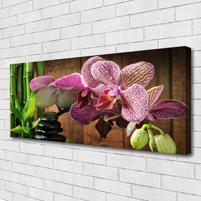 Fototryck canvas Blommor bambu växt