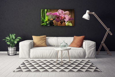 Fototryck canvas Blommor bambu växt