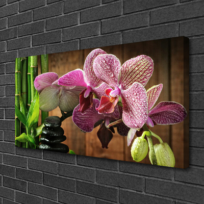 Fototryck canvas Blommor bambu växt