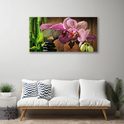 Fototryck canvas Blommor bambu växt