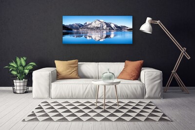 Canvas bild Lake Mountain Landskap