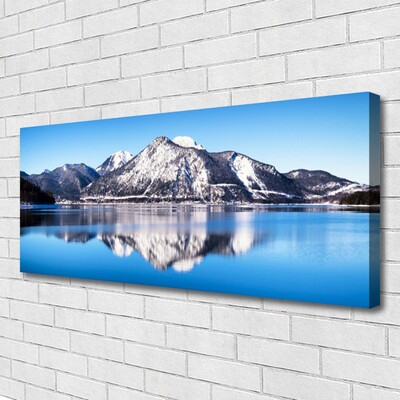 Canvas bild Lake Mountain Landskap