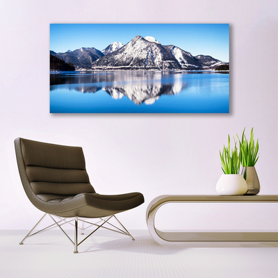 Canvas bild Lake Mountain Landskap