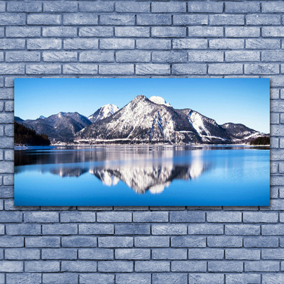 Canvas bild Lake Mountain Landskap