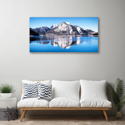 Canvas bild Lake Mountain Landskap