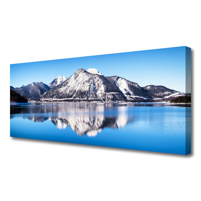 Canvas bild Lake Mountain Landskap