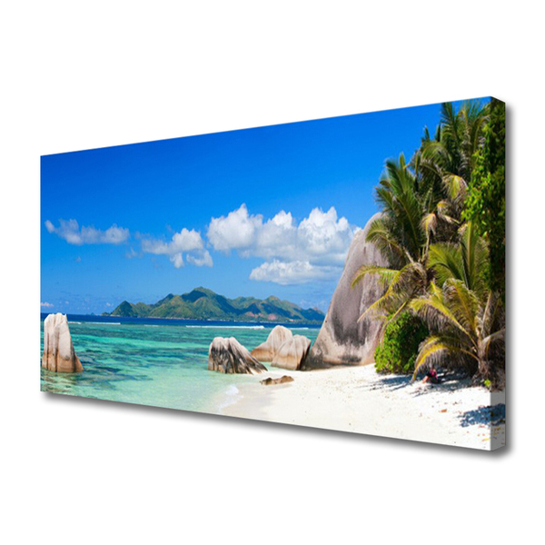 Canvas bild Ocean Beach Landskap