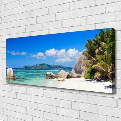 Canvas bild Ocean Beach Landskap