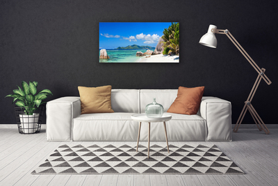 Canvas bild Ocean Beach Landskap