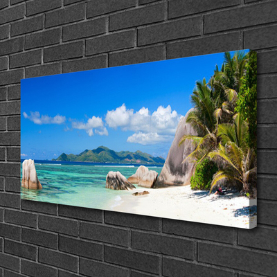 Canvas bild Ocean Beach Landskap