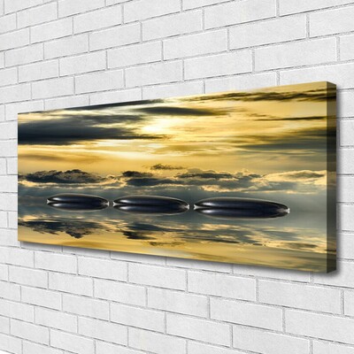 Canvas bild Stones Water Art