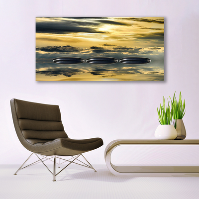 Canvas bild Stones Water Art