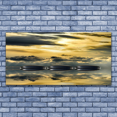 Canvas bild Stones Water Art