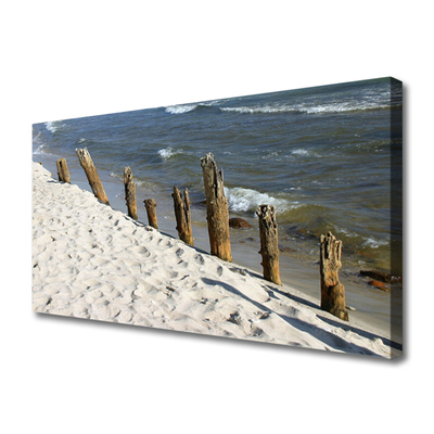 Canvas bild Strand Havslandskap