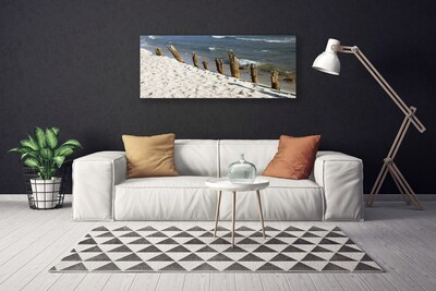 Canvas bild Strand Havslandskap