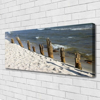 Canvas bild Strand Havslandskap