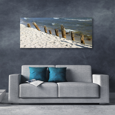 Canvas bild Strand Havslandskap