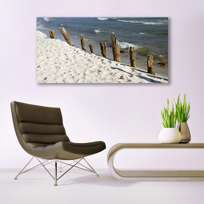 Canvas bild Strand Havslandskap