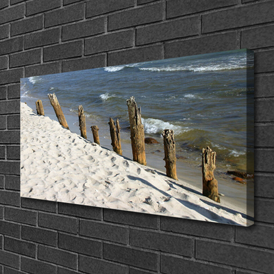 Canvas bild Strand Havslandskap