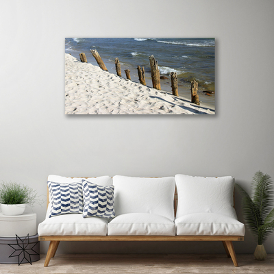 Canvas bild Strand Havslandskap