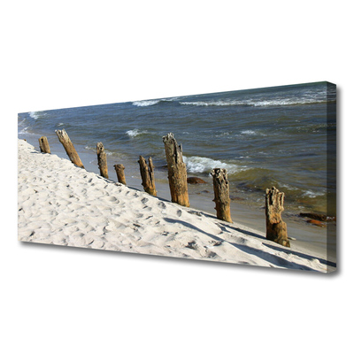 Canvas bild Strand Havslandskap