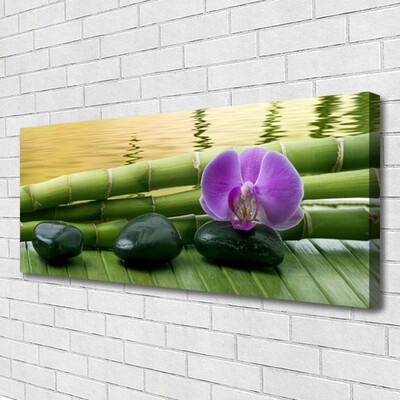 Bild på canvas Blomstenar Bambu Natur