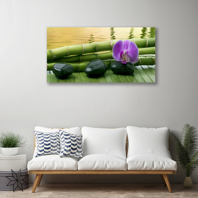 Bild på canvas Blomstenar Bambu Natur