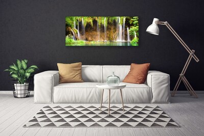 Fototryck canvas Natur vattenfall