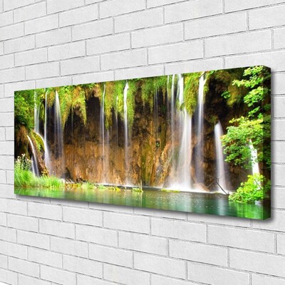 Fototryck canvas Natur vattenfall