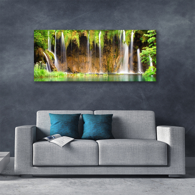 Fototryck canvas Natur vattenfall