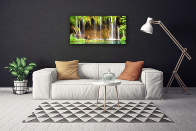 Fototryck canvas Natur vattenfall