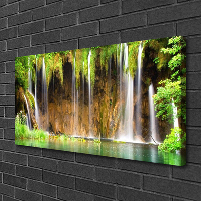 Fototryck canvas Natur vattenfall