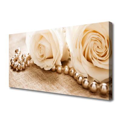 Canvas bild Roses Blommor Plant