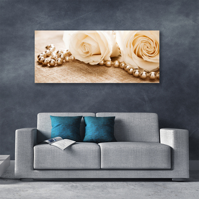 Canvas bild Roses Blommor Plant