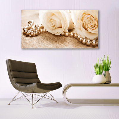 Canvas bild Roses Blommor Plant