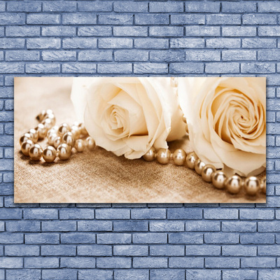 Canvas bild Roses Blommor Plant