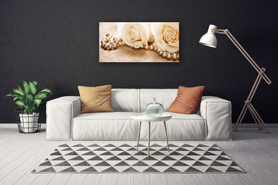 Canvas bild Roses Blommor Plant