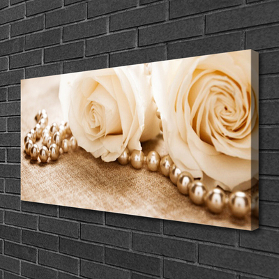 Canvas bild Roses Blommor Plant